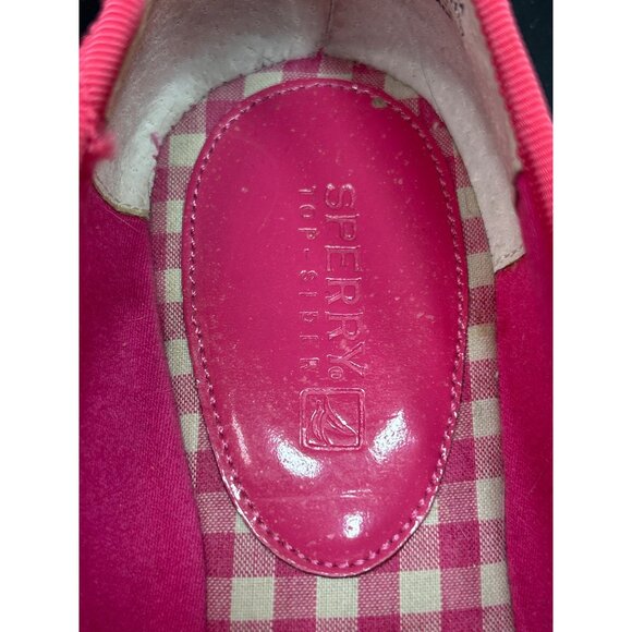 Sperry Top-Sider Womens Embroidered Pink Floral Ballet Flats Woven Straw Size 9M - Picture 5 of 9